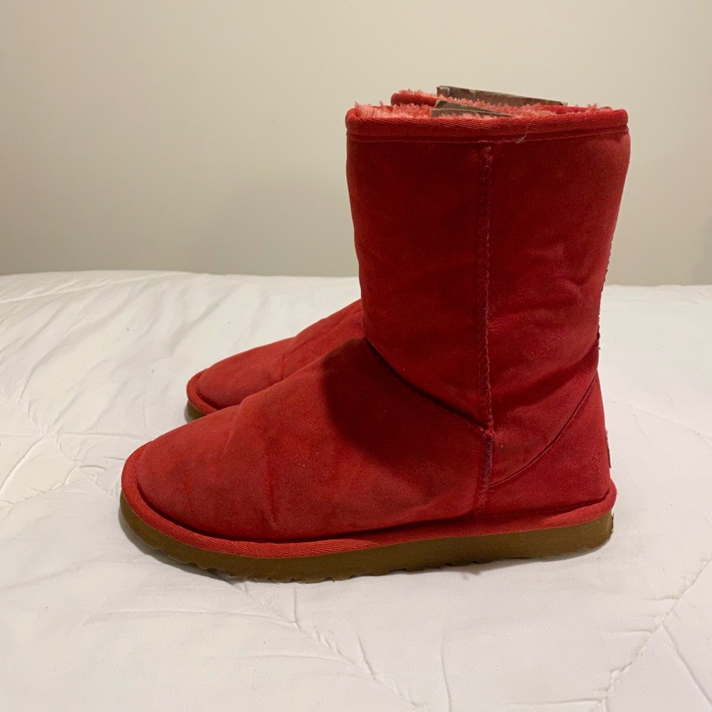 Red Women’s UGG Boots Size 7W